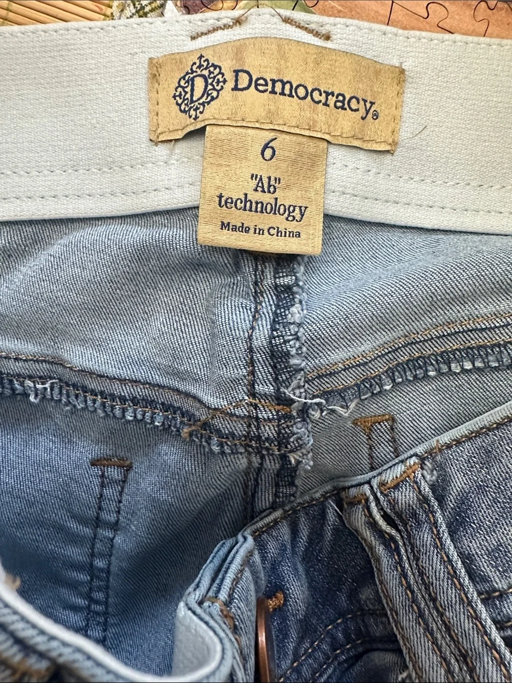 Democracy Straight-Leg Women’s Light Blue Jeans